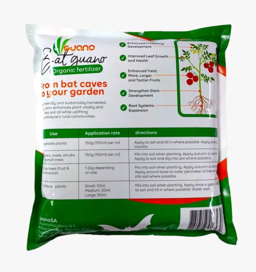 Bat Guano Organic Fertilizer – 2Kg Bag - Image 4