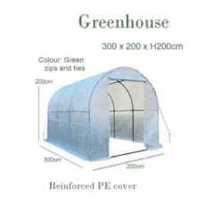 greenhouse tunnel 3m