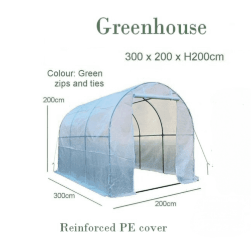 greenhouse tunnel 3m